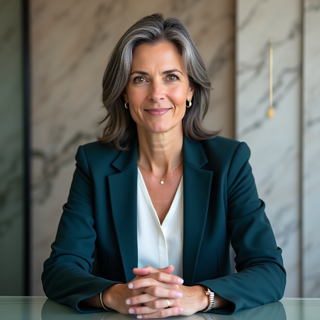 Consulente professionista in un ambiente di lavoro moderno e luminoso